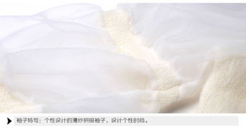 2014春夏新款女装网纱藕毛针织衫 泡泡袖修身短款毛衣套头衫的时尚魅力