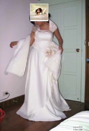 编织华美嫁衣 xiner534 婚纱、礼服与毛披肩的混纱魅力