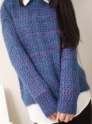 蘑菇头2013秋季新款 韩风原单混线毛衣，演绎慵懒时髦的百搭哲学